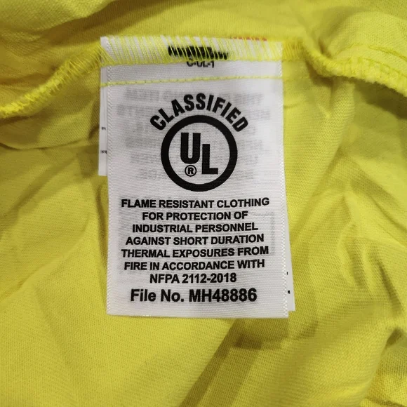 National Safety Apparel X-Large Hi-Vis Yellow And Black VIZABLE® FR Cotton/Nylon - Picture 9 of 16